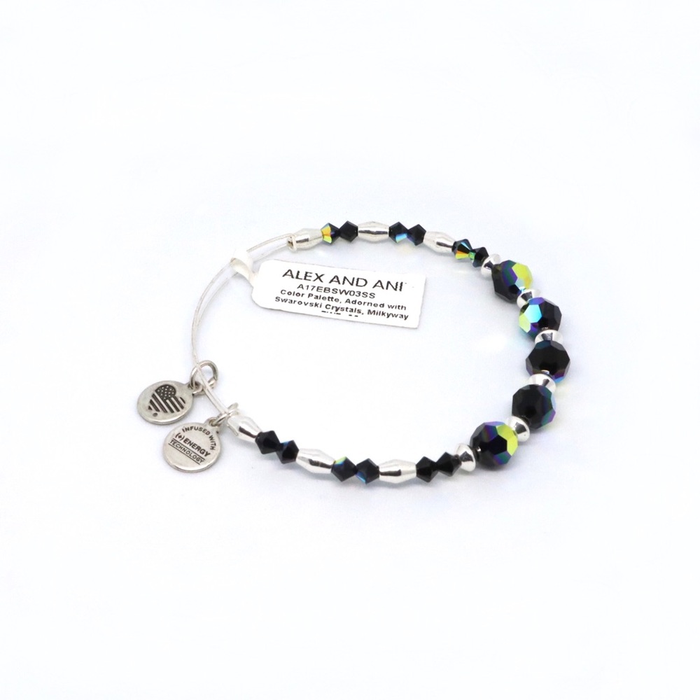NWT Alex & Ani Swarovski Crystal Beaded Bracelet